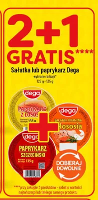Sałatka pikantna z łososia Dega promocja w POLOmarket