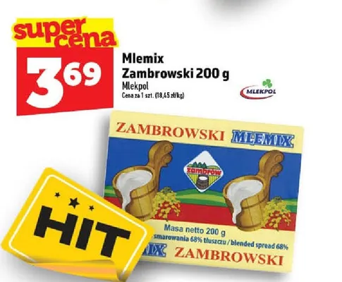 Mlemix Zambrowski Mlekpol promocja w TOPAZ