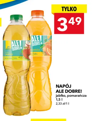 Napój Ale Dobre! jabłko promocja w LEWIATAN