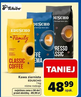 Kawa ziarnista różne rodzaje promocja w Carrefour Market