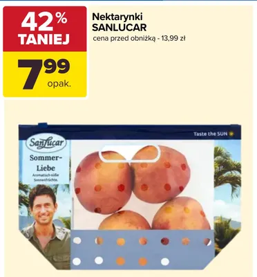 Nektarynki SanLucar promocja w Carrefour