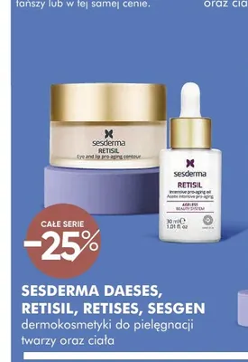 Dermokosmetyki do pielęgnacji twarzy oraz ciała Daeses, Retisil, Retises, Sesgen Sesderma promocja w Super-Pharm
