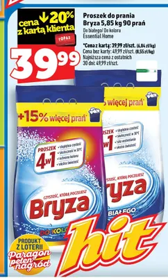 Proszek do prania Bryza do koloru promocja w TOPAZ