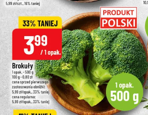 Brokuły promocja w POLOmarket
