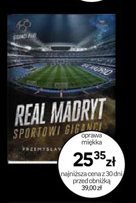 Książka Real Madryt Sportowi Giganci oprawa miękka promocja w Empik