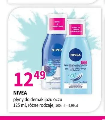 Dwufazowy płyn do demakijażu oczu Nivea promocja w Drogerie Polskie