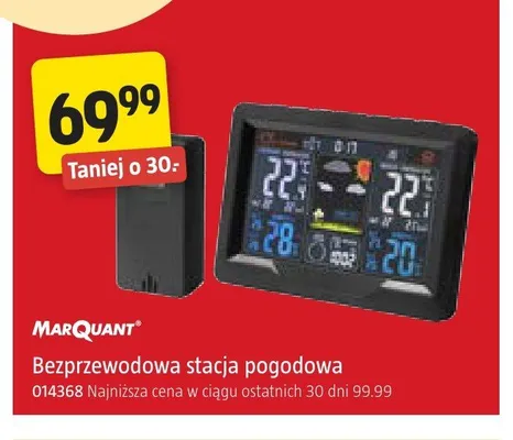 Bezprzewodowa stacja pogodowa MARQUANT promocja w Jula