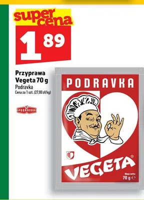 Przyprawa Vegeta Podravka promocja w TOPAZ