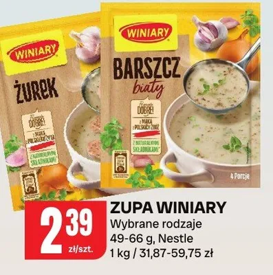 Zupa Żurek, Barszcz biały promocja w Chorten