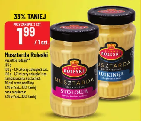 Musztarda Wikinga Roleski promocja w POLOmarket