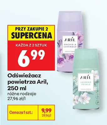 Odświeżacz powietrza Aril Orchid & Lavender promocja w Biedronka