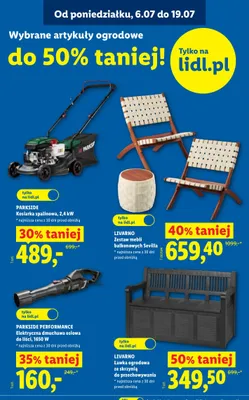 Ławka ogrodowa ze skrzynią do przechowywania LIVARNO promocja w Lidl