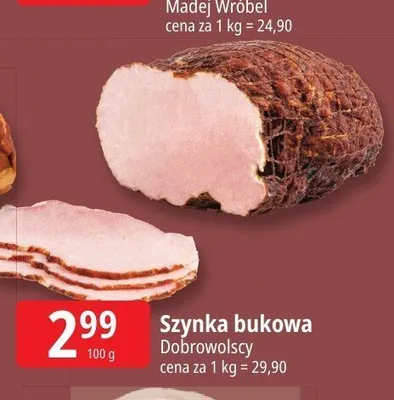 Szynka bukowa Dobrowolscy promocja w Leclerc