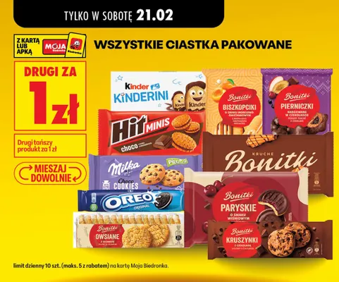 Ciastka Kinderini promocja w Biedronka