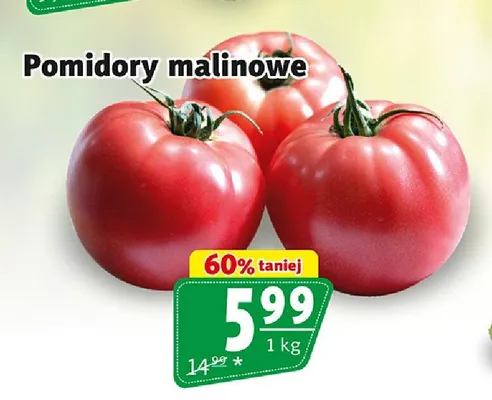 Pomidory malinowe promocja w Prim Market