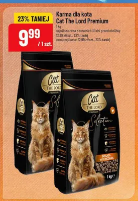 Karma dla kota Cat The Lord Premium Selection promocja w POLOmarket