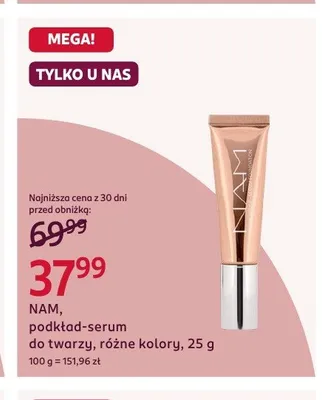 Podkład-serum do twarzy NAM promocja w Rossmann