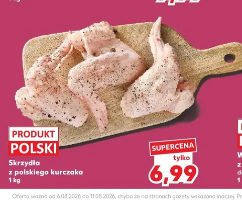 Skrzydła z polskiego kurczaka promocja w Kaufland