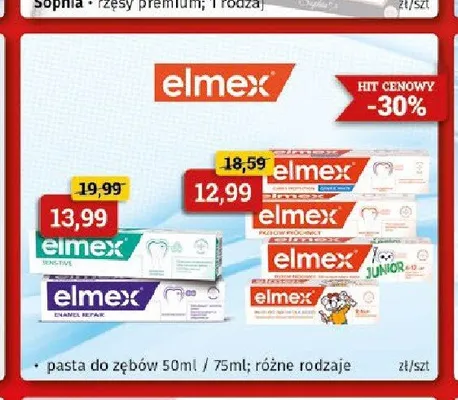 Pasta do zębów Elmex Sensitive promocja w Drogeria Kosmyk