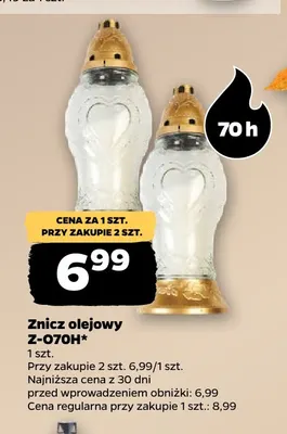 Znicz olejowy Z-070H promocja w Netto