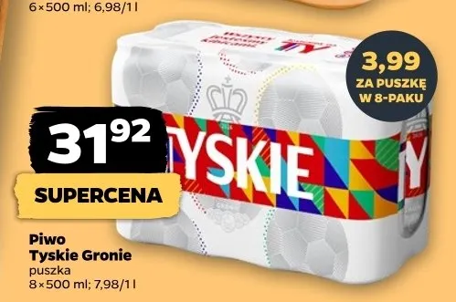 Piwo Tyskie Gronie promocja w Netto