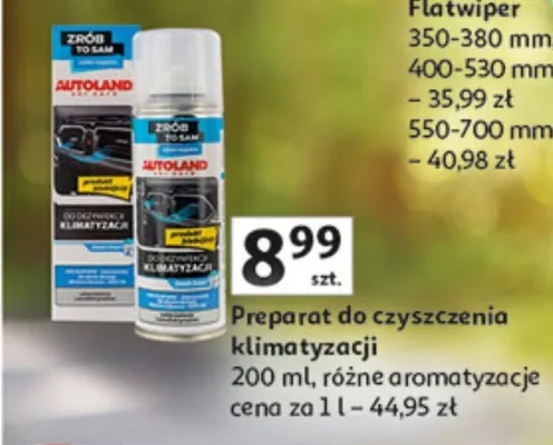 Preparat do czyszczenia klimatyzacji 200 ml, różne aromatyzacje promocja w Auchan