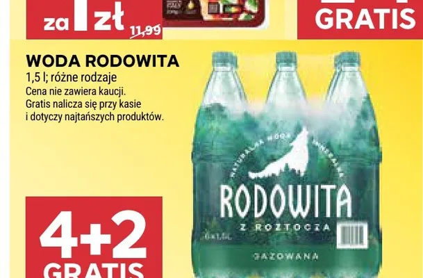Woda Rodowita promocja w Stokrotka