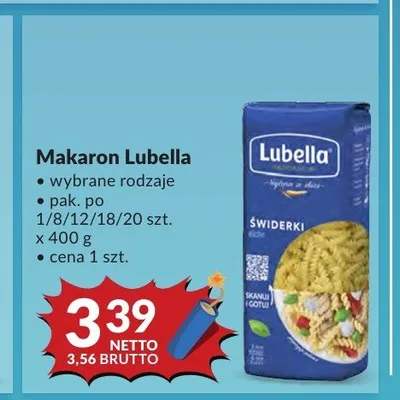 Makaron Lubella promocja w Makro