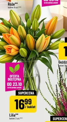 Lilia bukiet 3 szt. promocja w POLOmarket