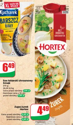 Zupa XL barszcz biały promocja w Dino