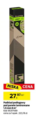 Podkład podłogowy pod panele laminowane Axton 1,5 mm promocja w Leroy Merlin