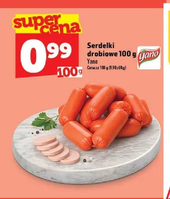 Serdelki drobiowe Yano promocja w TOPAZ