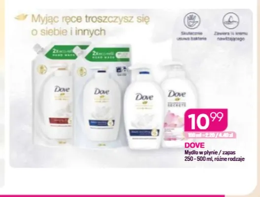 Mydło w płynie Dove promocja w Drogerie Koliber