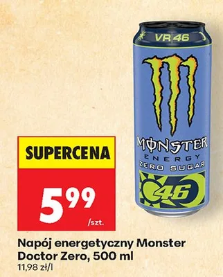 Napój energetyczny Monster Doctor Zero promocja w Biedronka