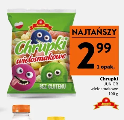 Chrupki Junior wielosmakowe promocja w Intermarche