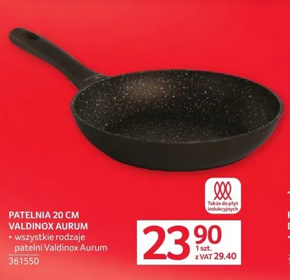 Patelnia 20cm Valdinox Aurum promocja w Selgros