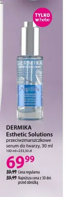 Serum do twarzy przeciwzmarszczkowe Dermika Esthetic Solutions promocja w Hebe