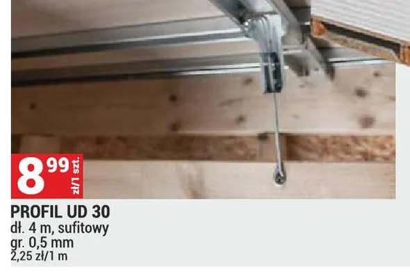 Profil Ud 30 sufitowy promocja w Merkury Market