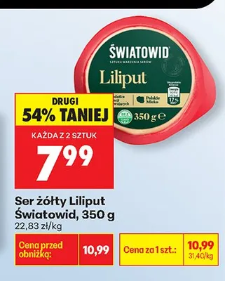 Ser żółty promocja w Biedronka