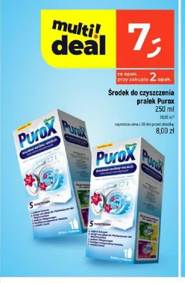 Środek do czyszczenia pralek Purox promocja w Dealz