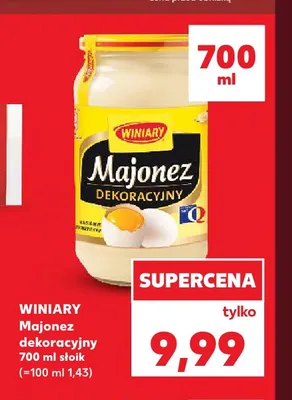 Majonez dekoracyjny Winiary promocja w Kaufland