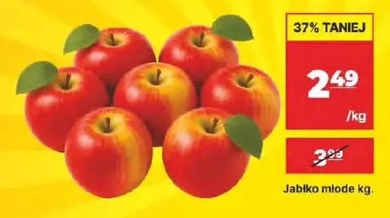Jabłka młode promocja w API Market
