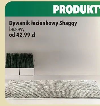 Dywanik łazienkowy beżowy promocja w Biedronka