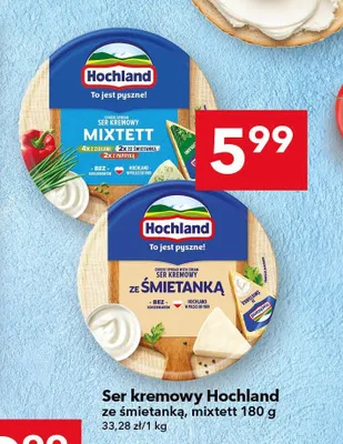 Ser kremowy Hochland ze śmietanką promocja w LEWIATAN