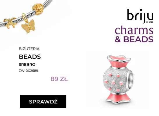 Biżuteria Beads srebro Briju promocja w Briju