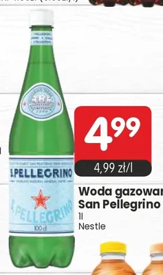 Woda gazowana San Pellegrino promocja w Market Point