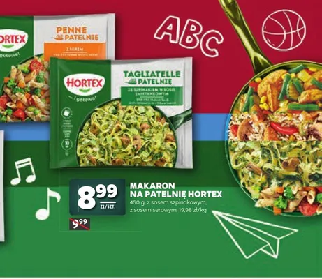 Makaron na patelnię Hortex Penne z sosem serowym promocja w Stokrotka