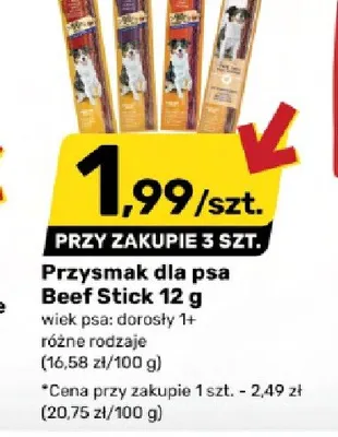 Przysmak dla psa Vitakraft Beef Stick promocja w Bricomarche