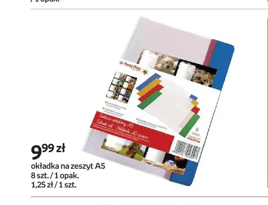 Okładka na zeszyt A5 Panta Plast 8-pak promocja w Empik