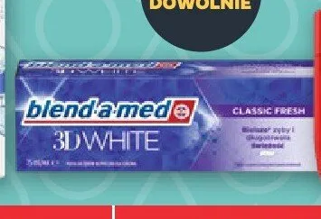Pasta do zębów arctic fresh Blend-a-med 3d white promocja w Netto